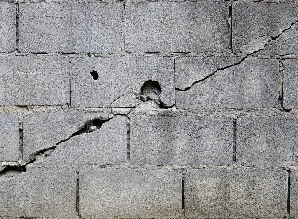 diagonal crack on foundation wall springfield illinois
